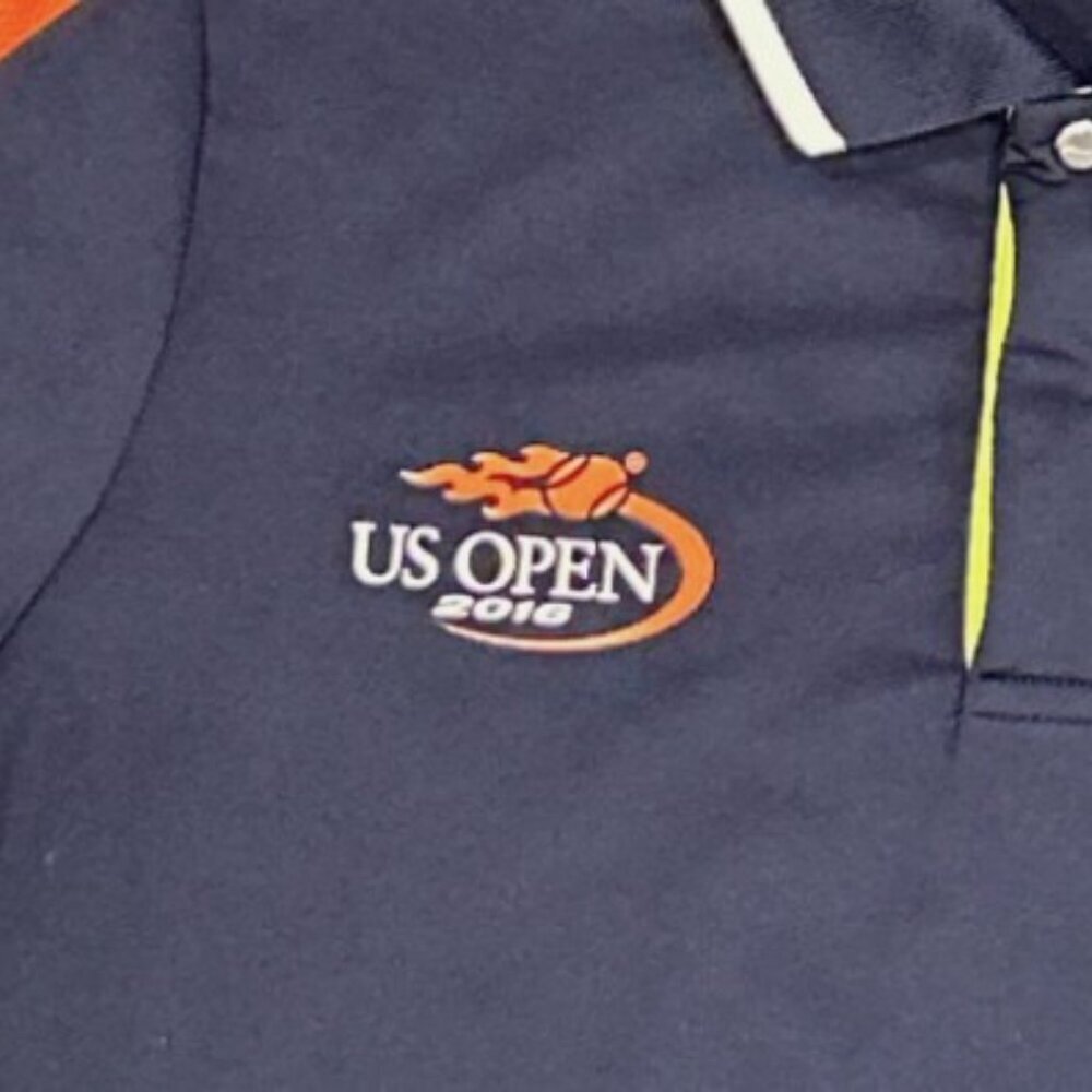 Official Polo Ralph Lauren US Open 2016 Ball Person Polo Shirt Women's Size Med - Picture 3 of 10